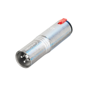 NEUTRIK NA3MJ 6.3mm TRS 母 轉 XLR 公 轉接頭 - 音源轉接頭