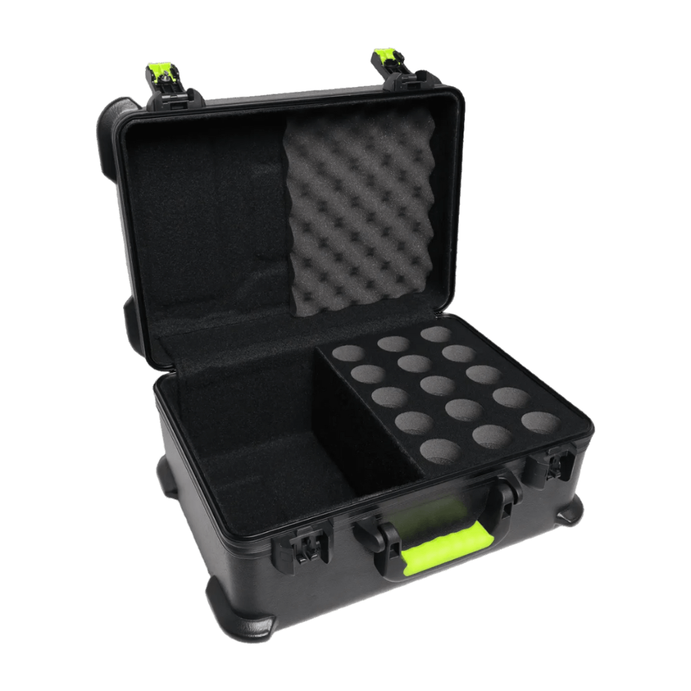 巡演級麥克風攜帶箱 收納箱 15支 SH-MICCASE15