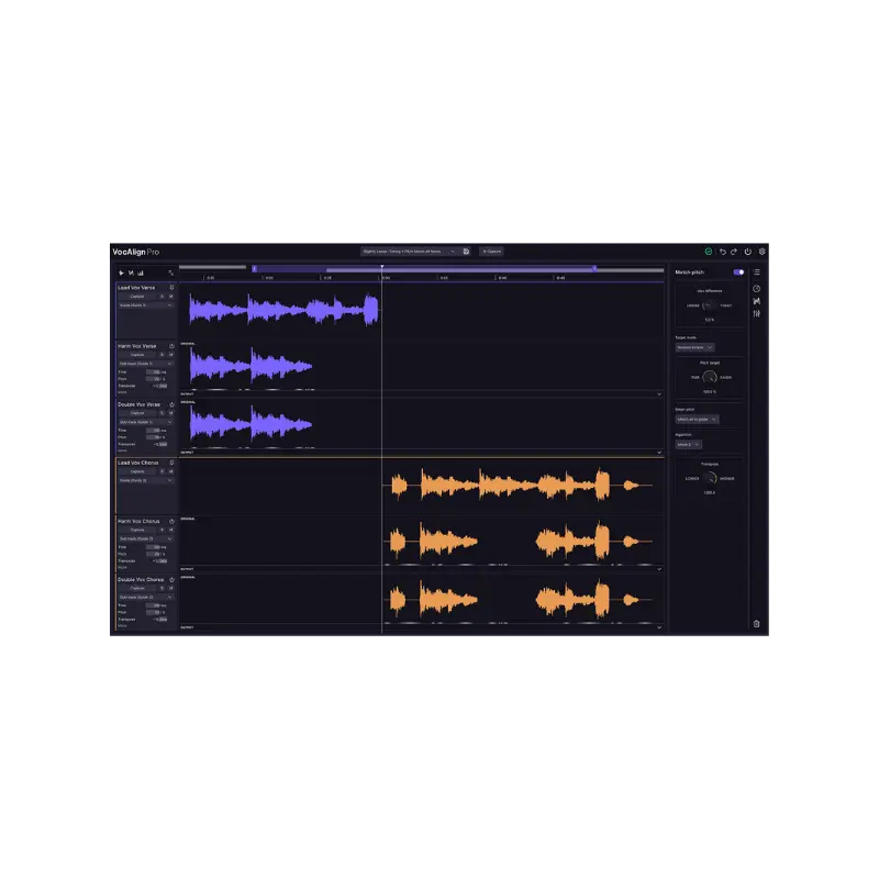 Synchro Arts VocAlign Pro 7 人聲對齊校準軟體 Plugin 專業版 (下載版) - 主圖