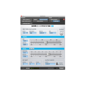 Serato Pitch 'n Time LE 音高與速度轉換工具軟體 Plugin 標準版 (下載版) - 效果器軟體 Plugin