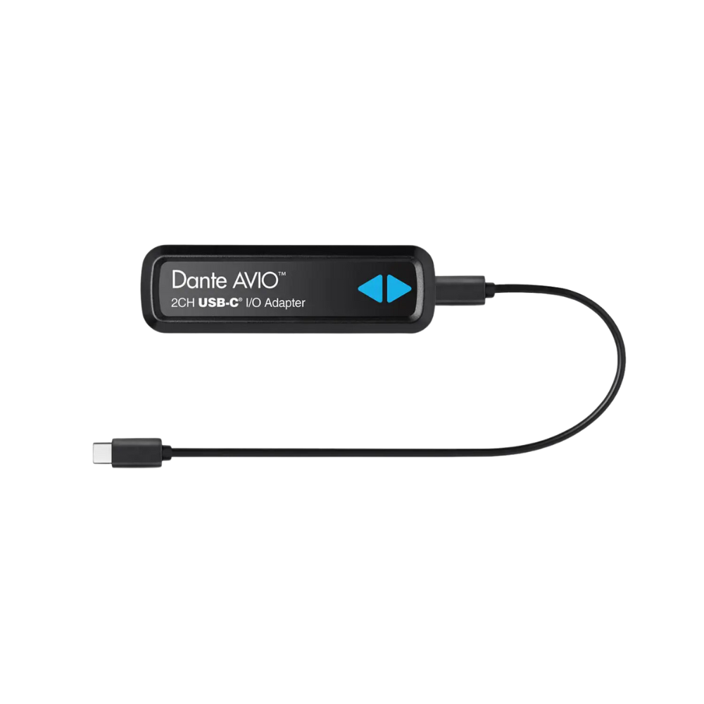 Dante AVIO USB-C IO Adapter 2x2 轉接頭 Dante介面