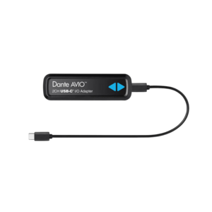 Audinate Dante AVIO USB-C IO Adapter 2x2 轉接頭 Dante介面 - AoE 錄音介面