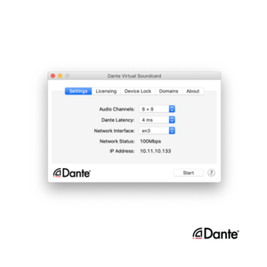 Audinate Dante Virtual Sundcard 虛擬音效卡 DVS 軟體（購買前請先詢問）  - AoE 錄音介面