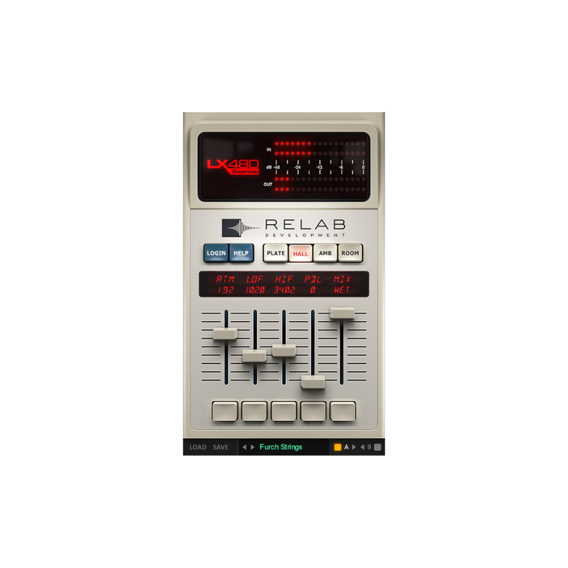 LX480 Essentials Reverb 效果器 Plugin (下載版)