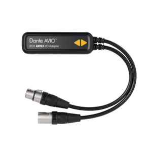 Audinate Dante AVIO AES3 IO Adapter 2x2 轉接頭 Dante介面 - AoE 錄音介面