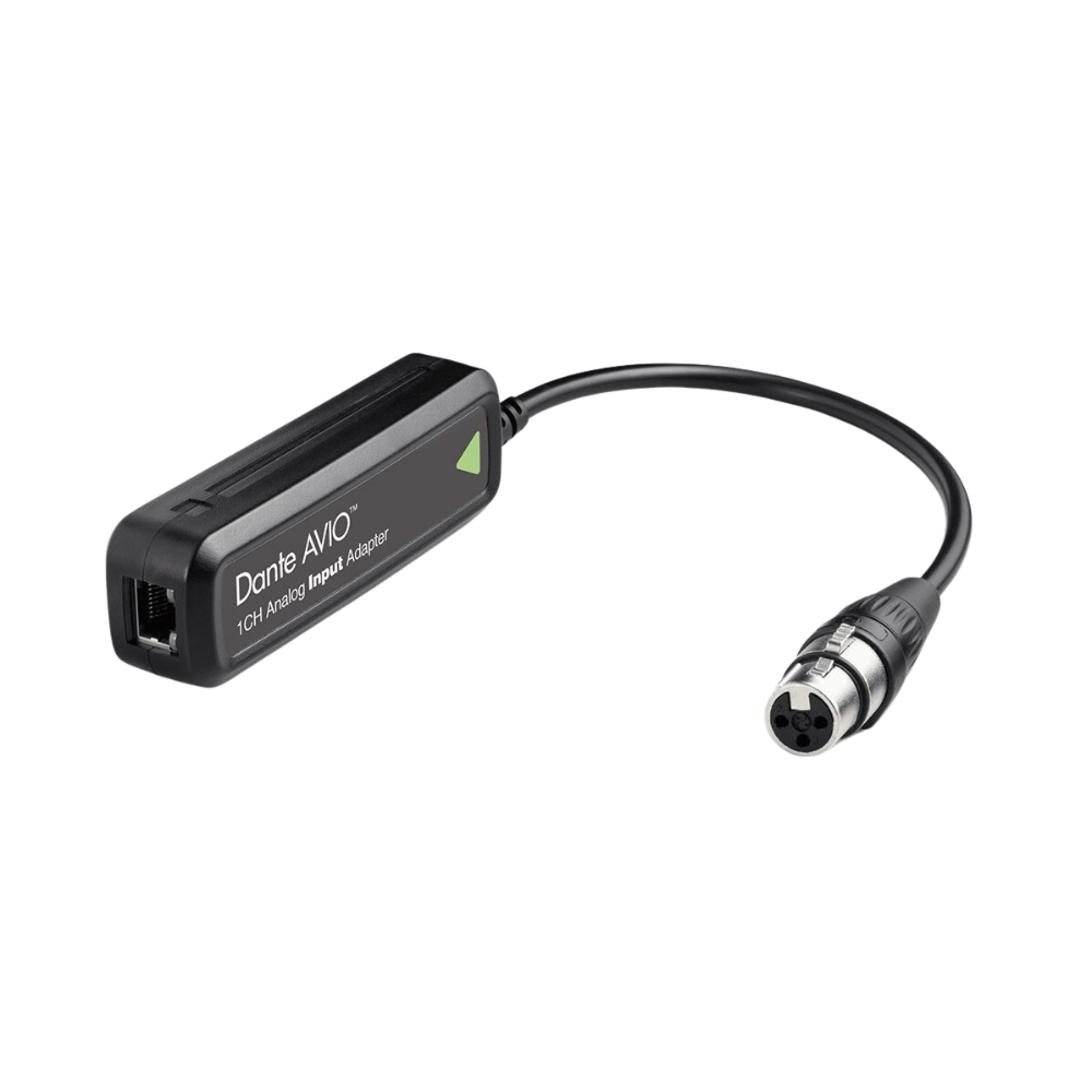 Dante AVIO Analog Input Adapter 單軌/雙軌可選