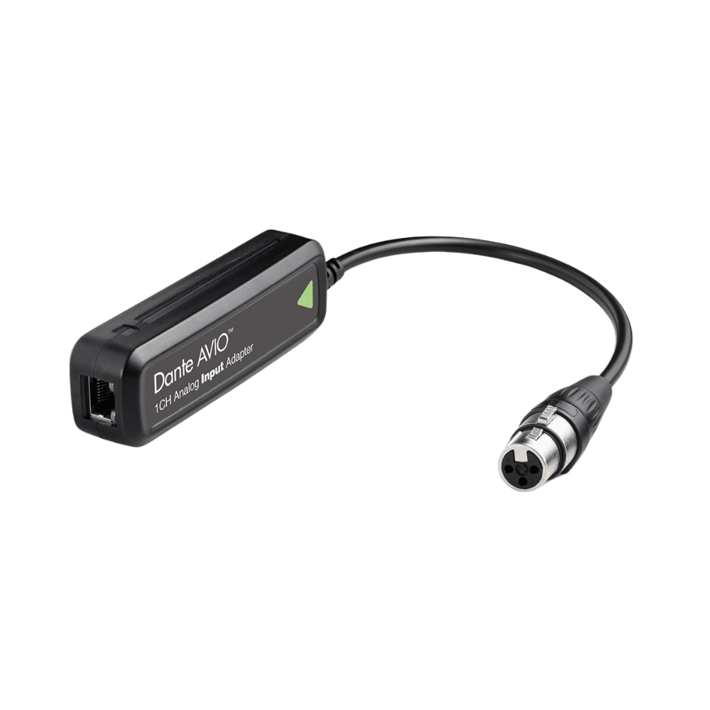 Audinate Dante AVIO Analog Input Adapter 單軌/雙軌可選 - AoE 錄音介面