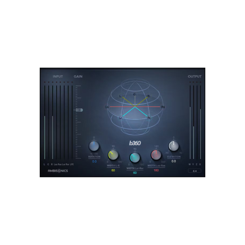 B360 Ambisonics Encoder 沈浸式混音 轉換工具軟體 Plugin (下載版)