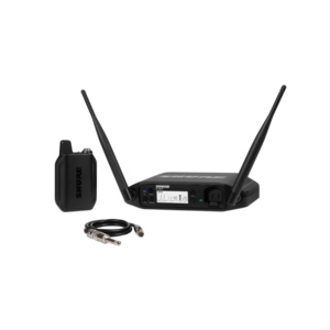 Shure GLXD14+ 無線麥克風系統 無線腰掛式發射器 桌面接收器 可加購 WL93 WL185 SM35 BETA 98H/C PGA31 - 無線麥克風系統