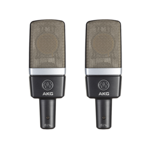 AKG C214 大振膜電容式麥克風（Stereo Kit）立體聲收音套組 - 電容式麥克風