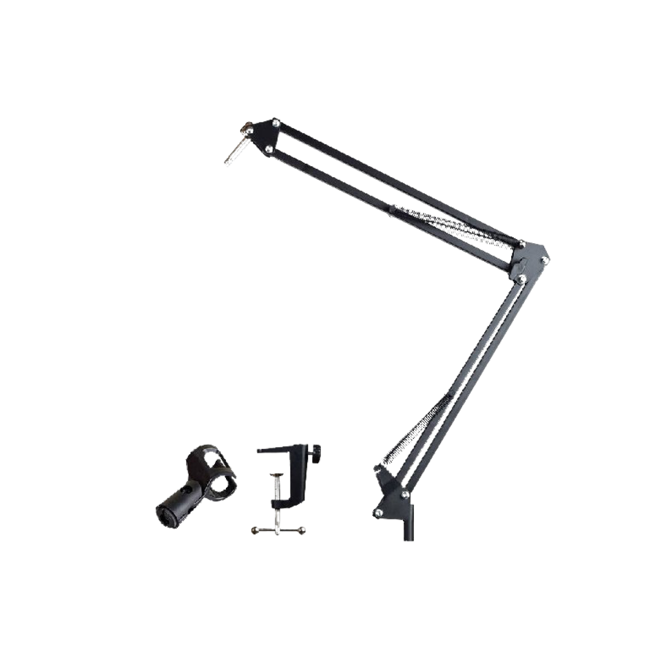 小型桌夾式麥克風架