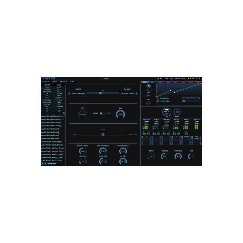 Igniter 車輛 飛機 運輸工具 聲音設計軟體 Plugin (下載版)