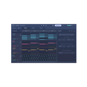 LANDR Composer 樂曲 和弦生成軟體 Plugin (下載版) - MIDI 樂曲、序列生成 Plugin