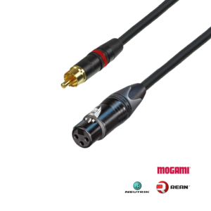 Mogami XLRF-RCA 專業手工導線（2549+Neutrik/REAN 樂器導線 音源線 鍍金）MG-XF2549R - RCA 音源線 