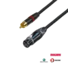 XLRF-RCA 專業手工導線（2549+Neutrik/REAN 樂器導線 音源線 鍍金）MG-XF2549R