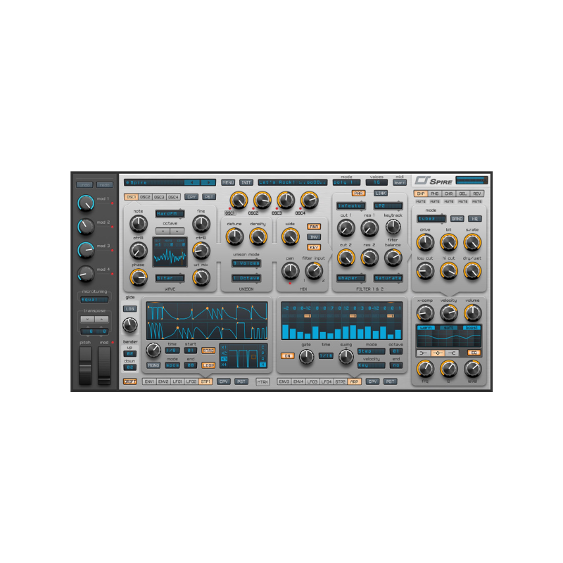 Spire 合成器音源 Plugin (下載版)