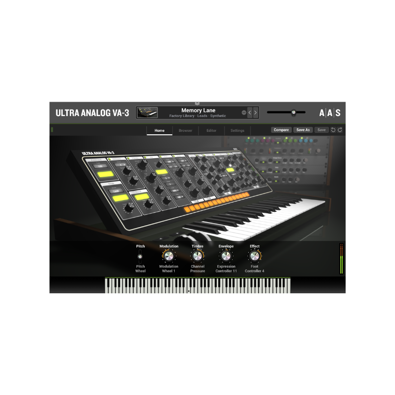 Ultra Analog VA-3 合成器音源 Plugin (下載版)