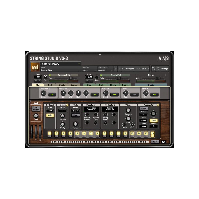 String Studio VS-3 弦樂合成器音源 Plugin (下載版)