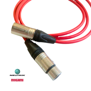 Mogami XLR 專業手工導線 彩色線材（2549+Neutrik 麥克風線 音源線）MG-X2549X-C - XLR 麥克風音源線