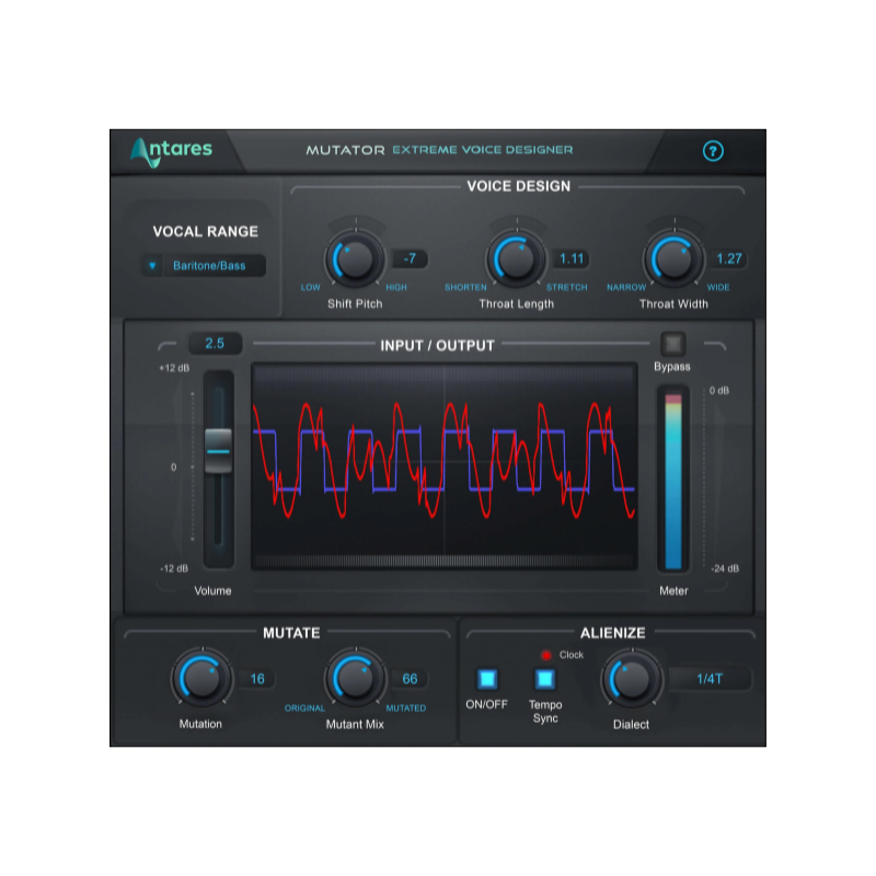 AutoTune Mutator 人聲設計效果器 Plugin (下載版)
