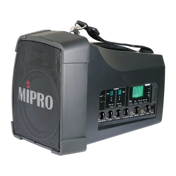 MIPRO MA-200D/ACT-32H×2 肩掛式雙頻道喊話器 UHF/5.8Ghz 可選 - 無線麥克風系統