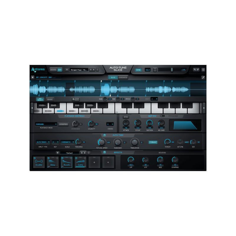 AutoTune Slice 人聲取樣效果器 Plugin (下載版)