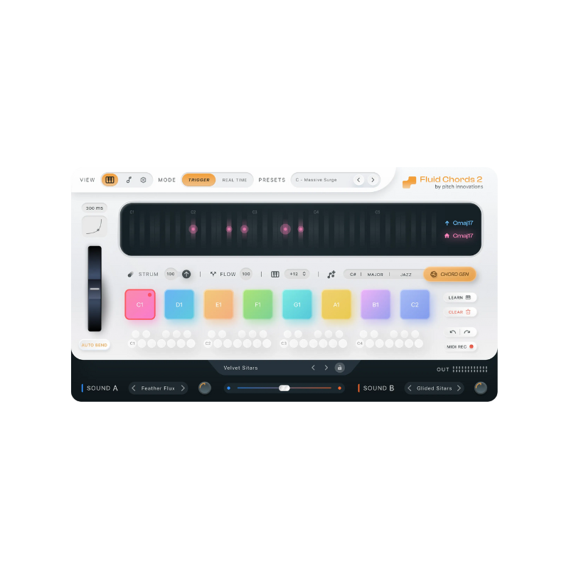 Fluid Chords 2 和弦序列效果器 (下載版)