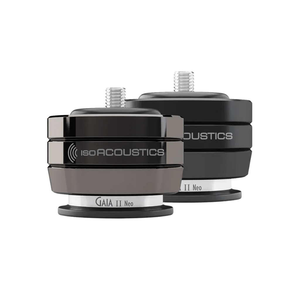 IsoAcoustics GAIA II Neo (消光黑 / 暗鉻) 落地式喇叭架 一組四個 - 喇叭支架
