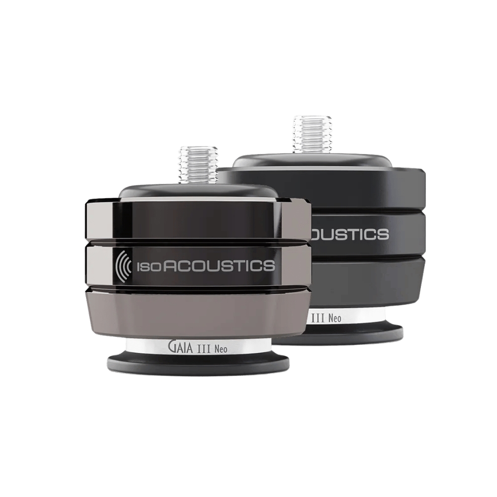 IsoAcoustics GAIA III Neo (消光黑 / 暗鉻) 落地式喇叭架 一組四個 - 喇叭支架
