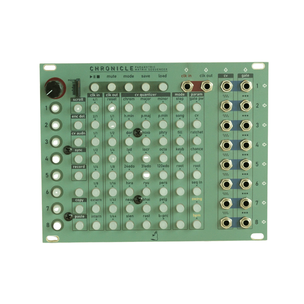 Chronicle 8-Channel CV & Gate Sequencer