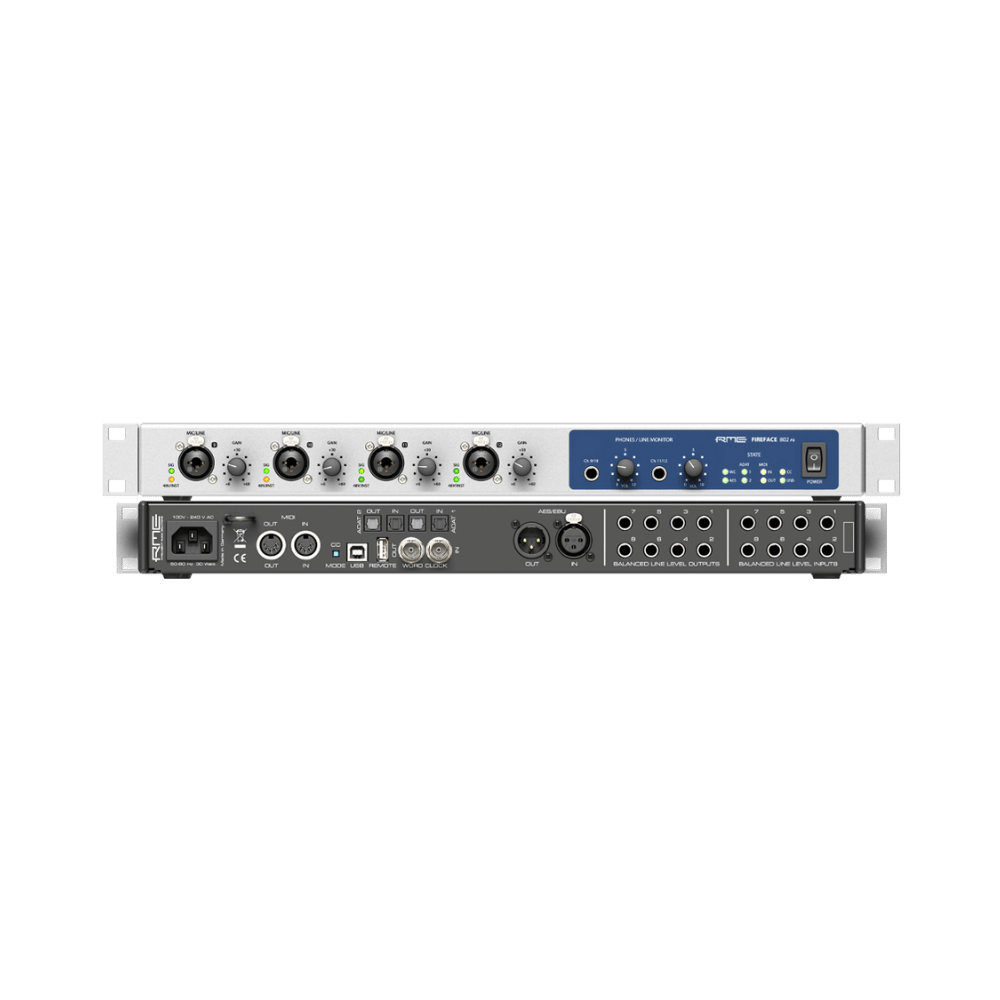 RME Fireface 802 FS 錄音介面 - USB Type-B 錄音介面