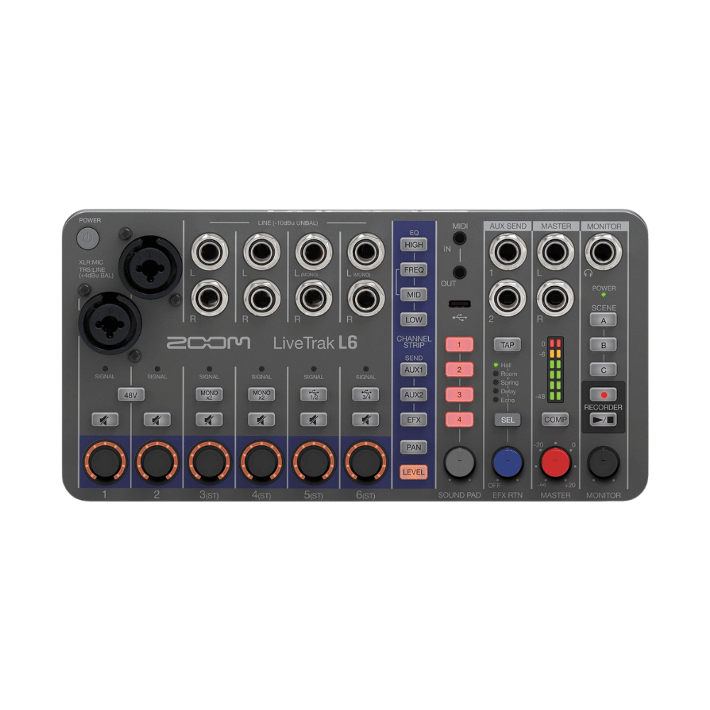 LiveTrak L6 混音器 錄音介面