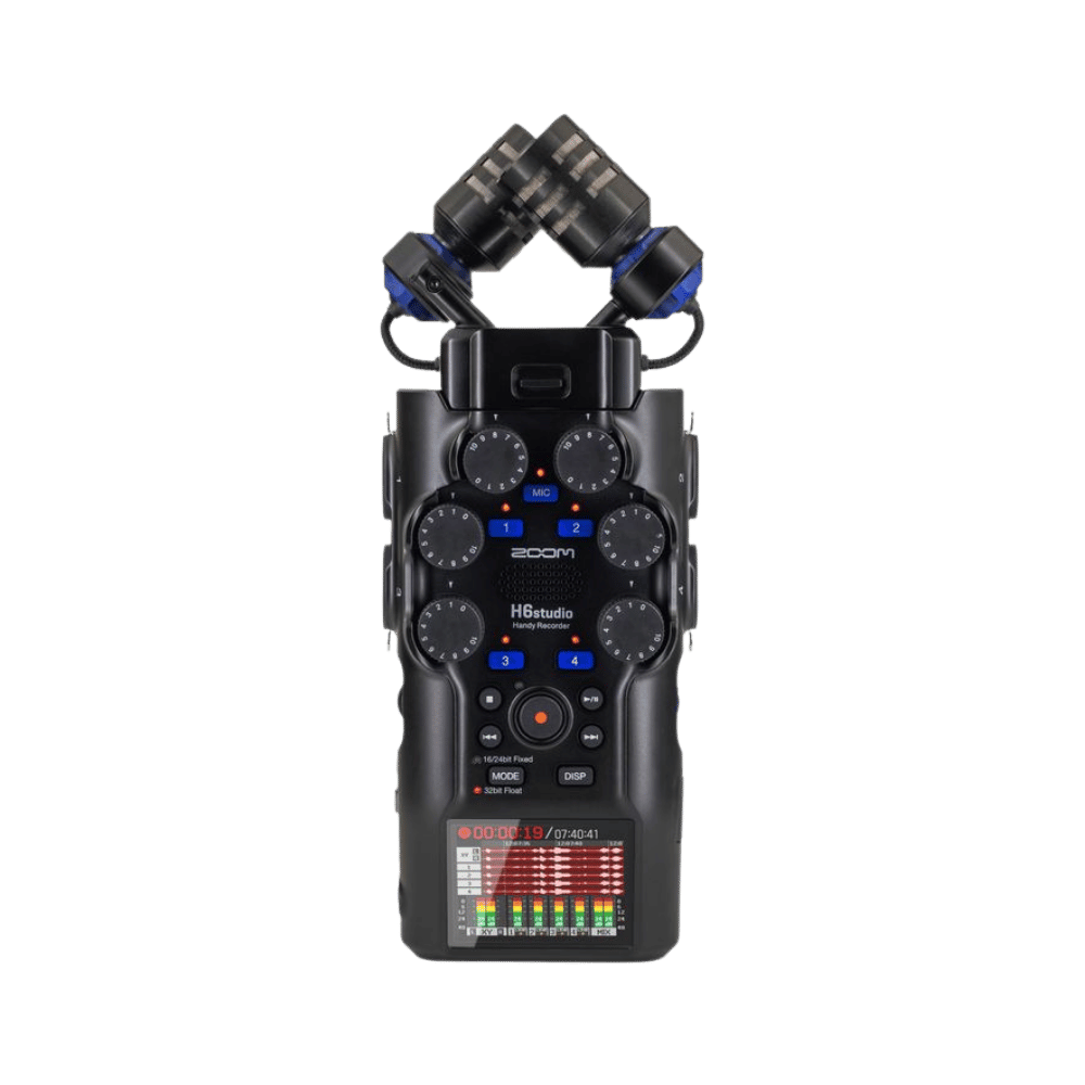 Zoom H6Studio 手持錄音機 - 行動錄音介面