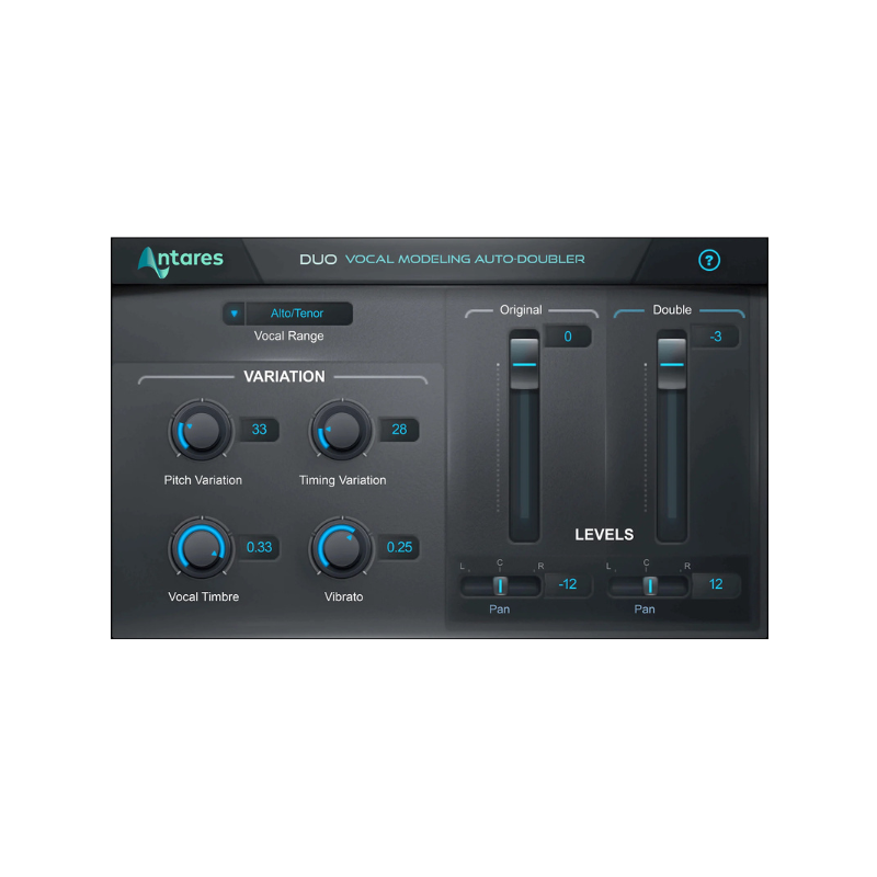 Antares Auto-Tune Duo 人聲齊唱 疊聲 效果器 Plugin (下載版) - 效果器軟體 Plugin