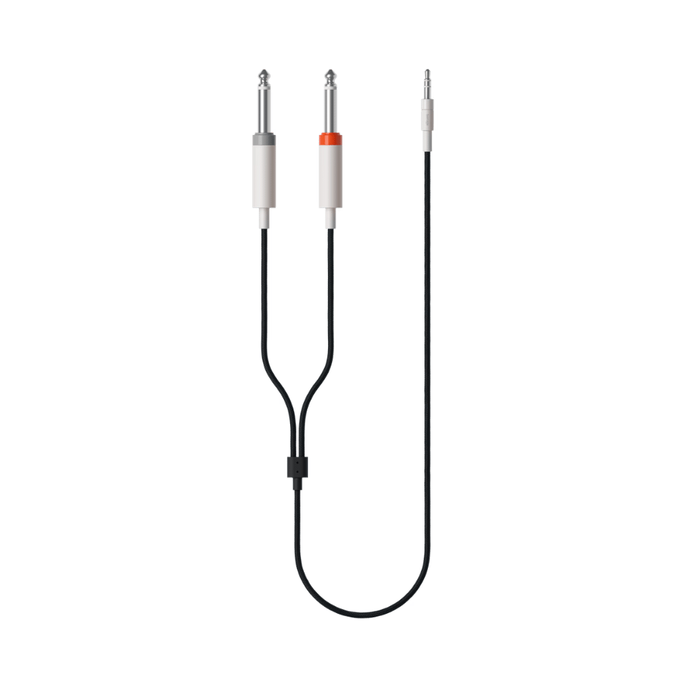 teenage engineering 3.5-6.35 Textile Audio Splitter Cable - 3.5-6.3 音源線