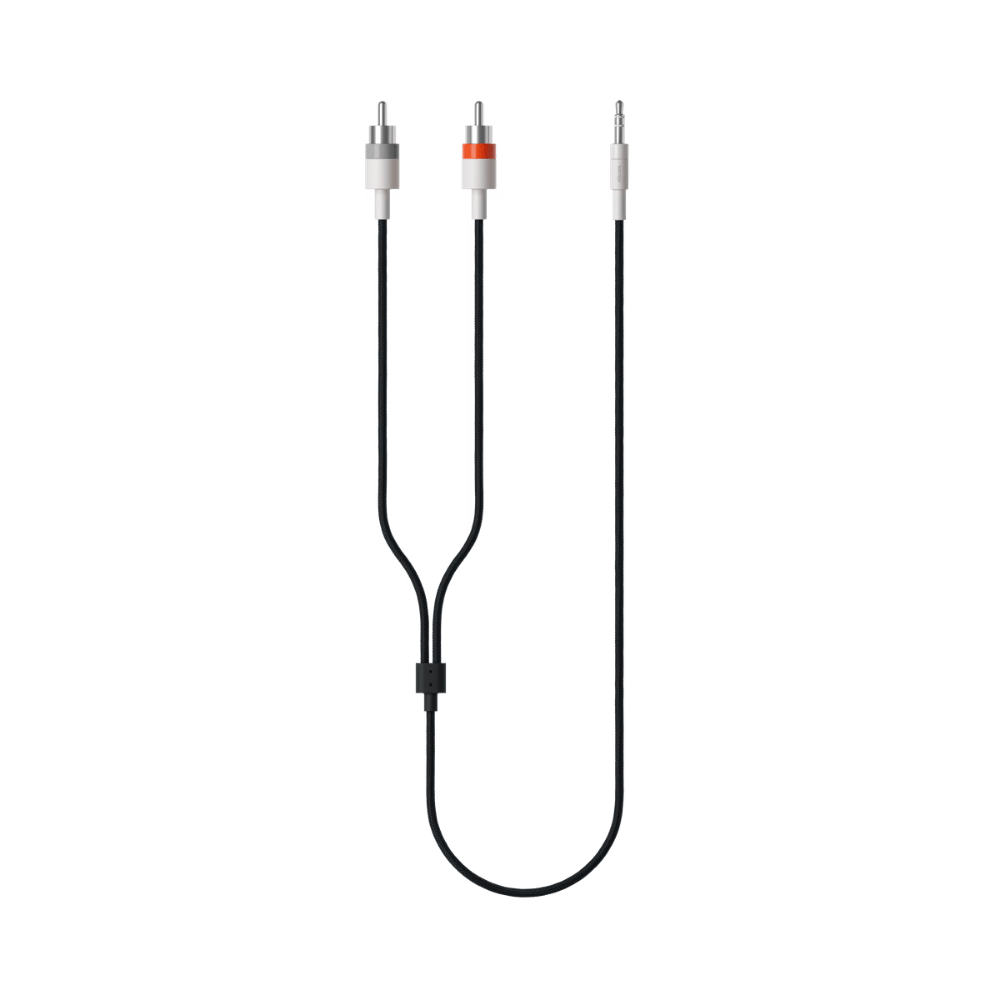 3.5-RCA Textile Audio Splitter Cable