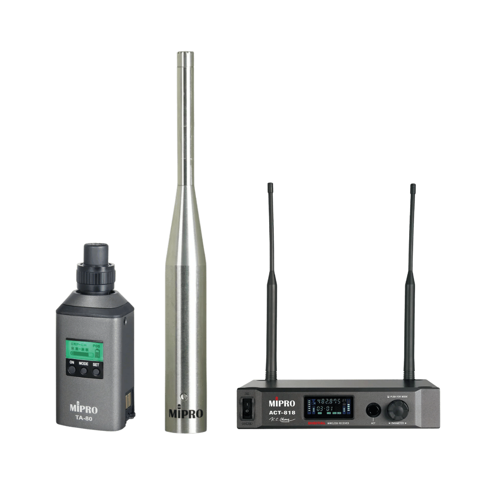 MIPRO ACT-818 + TA-80 + MM-100 無線量測組合 - 量測麥克風