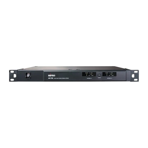 MIPRO AD-708 UHF 寬頻四頻道自動增益控制天線分配器 - 無線麥克風系統