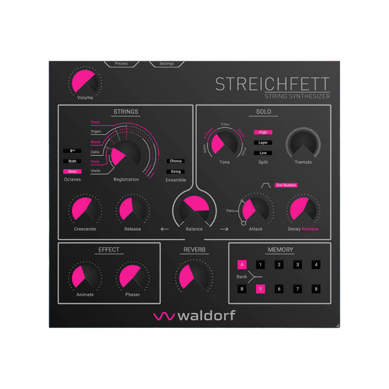 Streichfett 弦樂合成器 音源 Plugin (下載版)