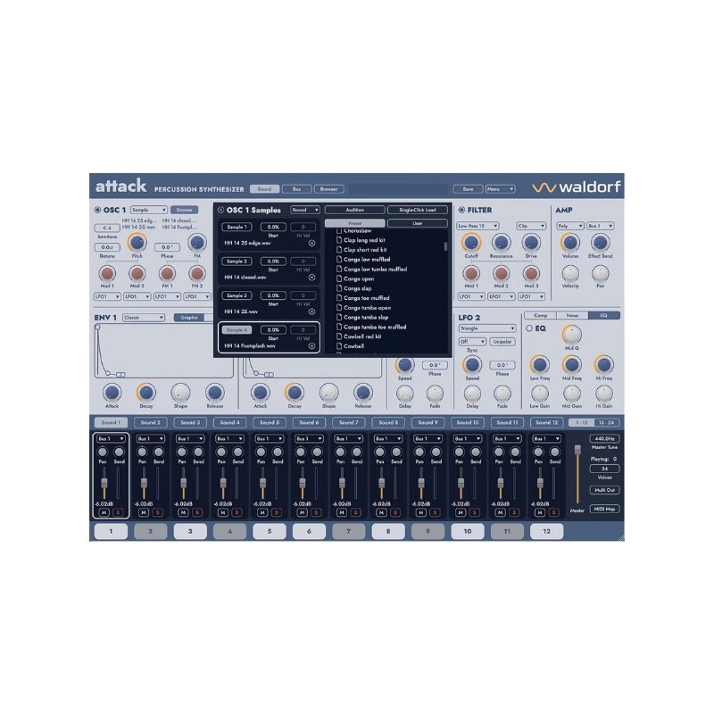 Attack 3 打擊合成器音源 Plugin