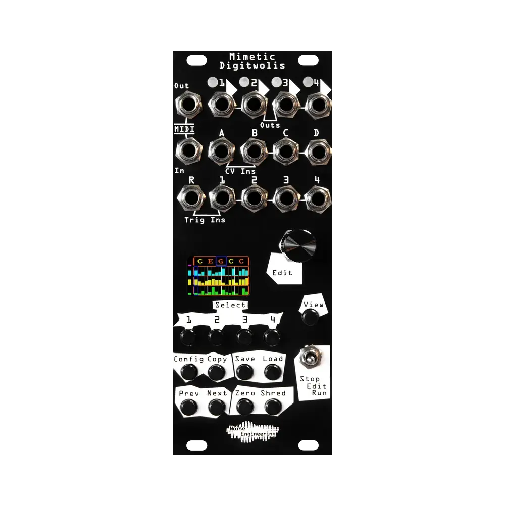 Noise Engineering Mimetic Digitwolis 四聲道 CV 序列器模組 - 產品圖片 1