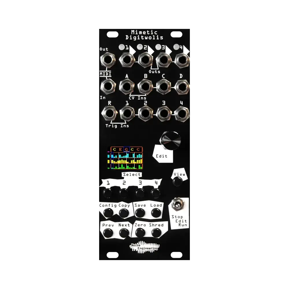 Noise Engineering Mimetic Digitwolis 四聲道 CV 序列器模組 - 主圖