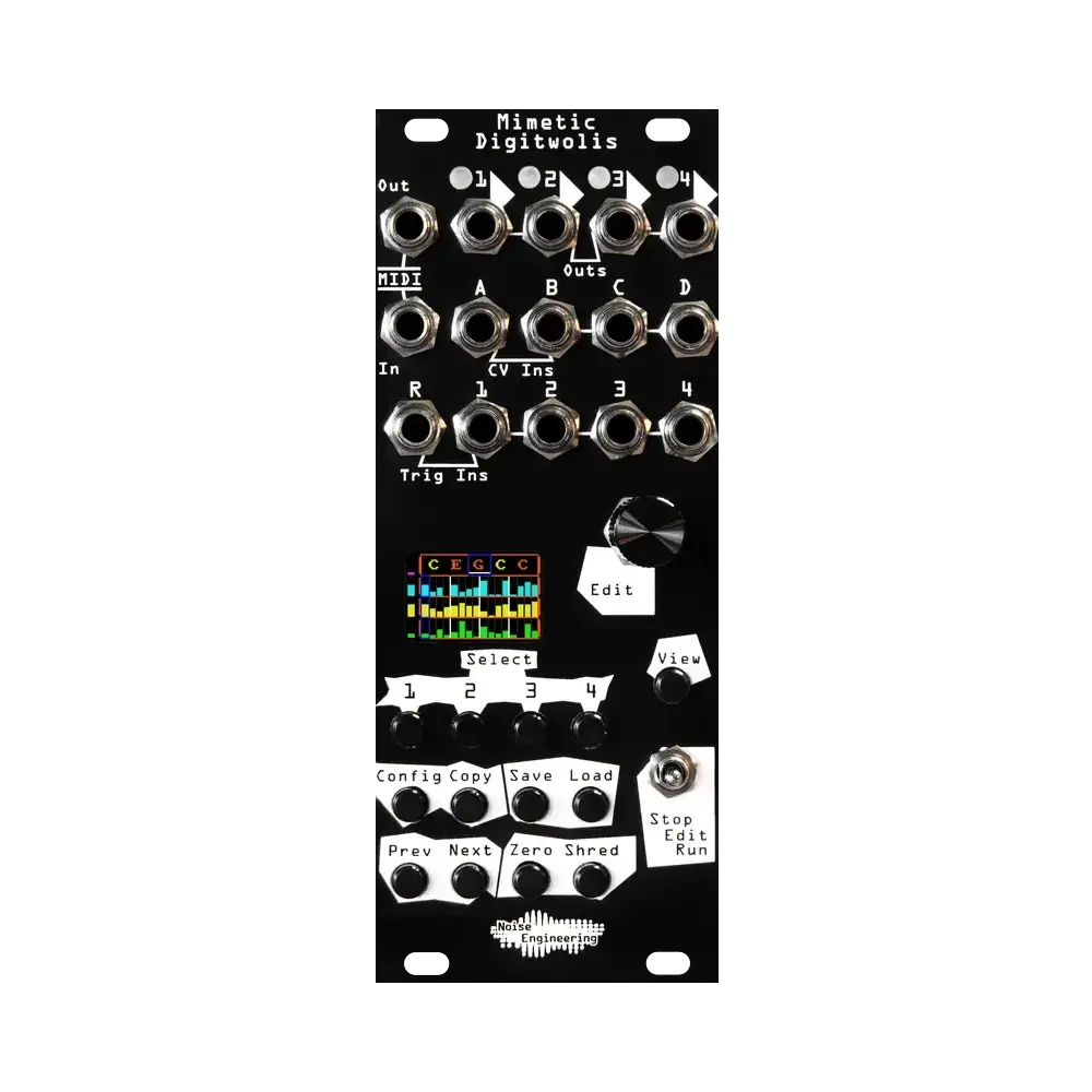 Noise Engineering Mimetic Digitwolis 四聲道 CV 序列器模組 - Drum Module