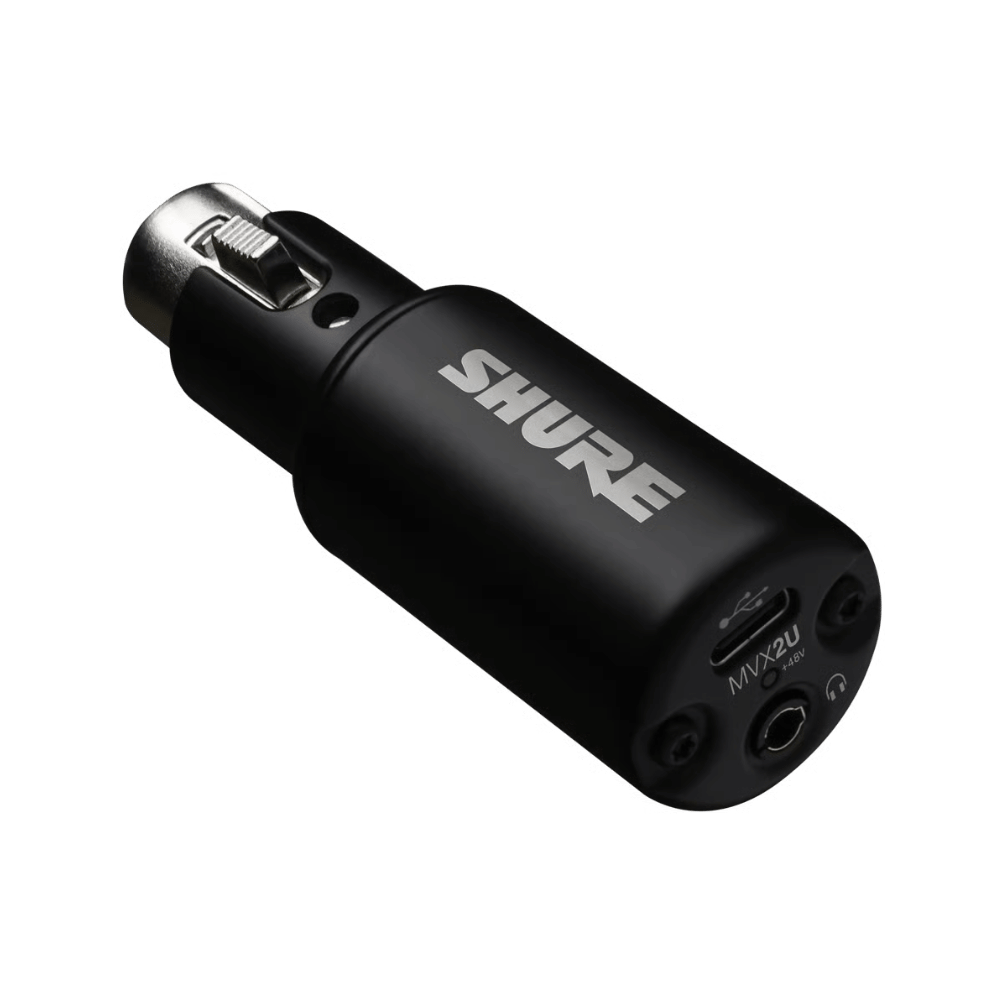 Shure MVX2U Gen 2 隨身錄音介面 - USB Type-C 錄音介面