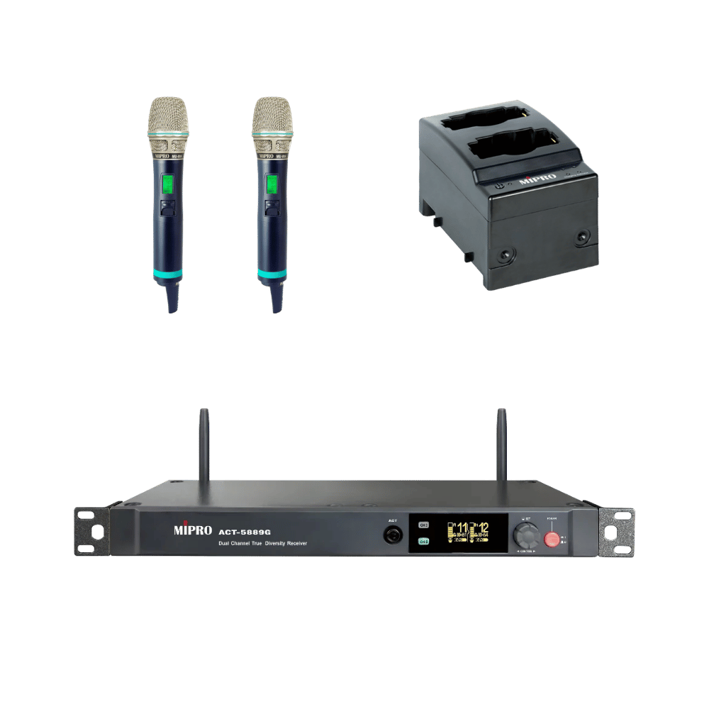 ACT-5889G ACT-580H*2 MP-820*1 無線麥克風系統