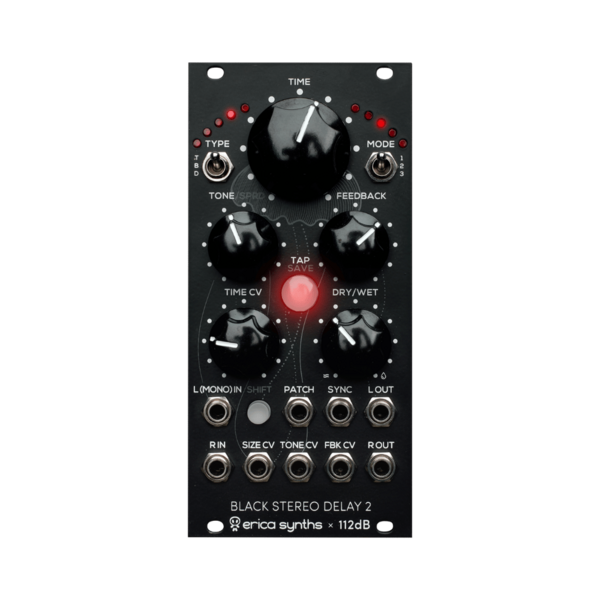 Erica Synths Black Stereo Delay 2 - Effect (Delay)