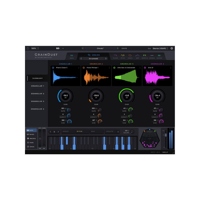 GrainDust Perpetual 粒子合成器 音源軟體 Plugin (下載版)