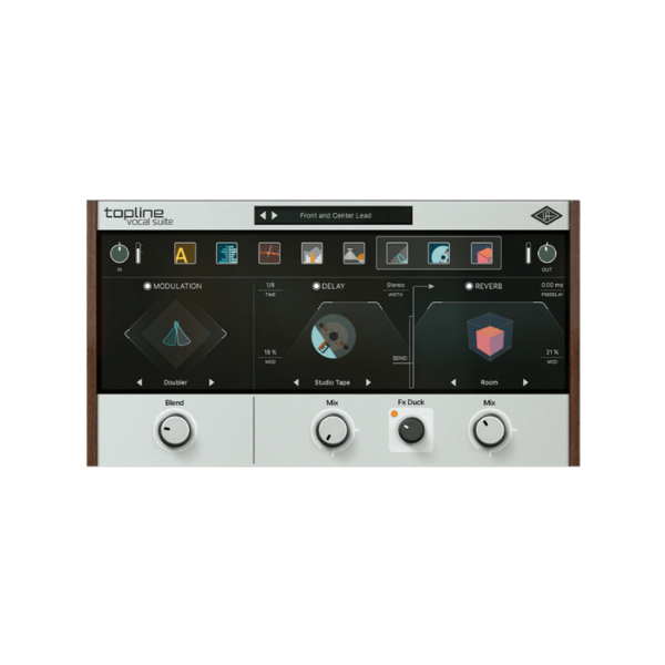 Universal Audio UAD Topline Vocal Suite 人聲效果器 Plugin (下載版) - 效果器軟體 Plugin