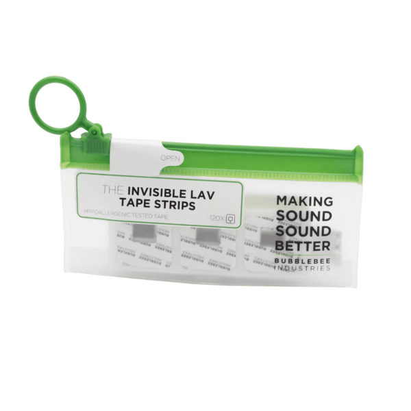 BubbleBee Industries The Invisible Lav Tape 領夾麥克風雙面透明膠帶 - 麥克風夾具 / 避震架 / 轉換螺絲