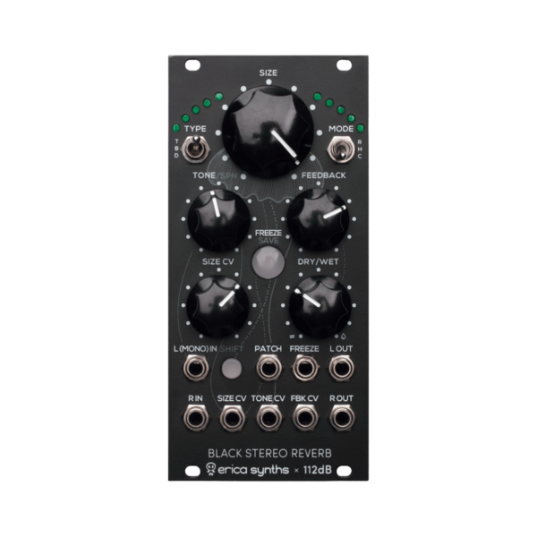 Erica Synths Black Stereo Reverb 立體聲殘響模組 - Effect (Reverb) 